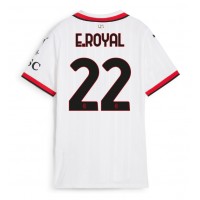 Camiseta AC Milan Emerson Royal #22 Segunda Equipación Replica 2024-25 para mujer mangas cortas